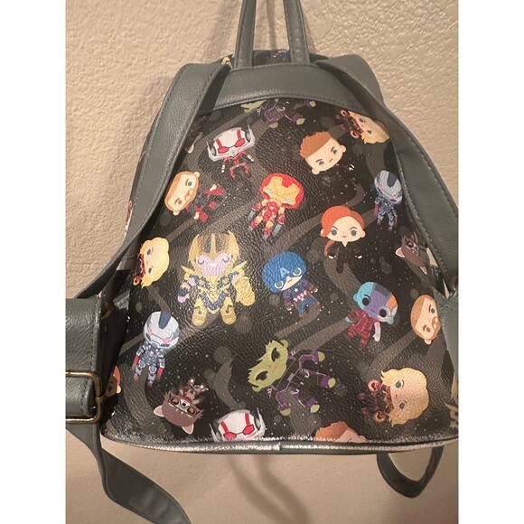 Loungefly Disney Marvel Avengers: Endgame Chibi Characters Mini Backpack - Picture 8 of 11